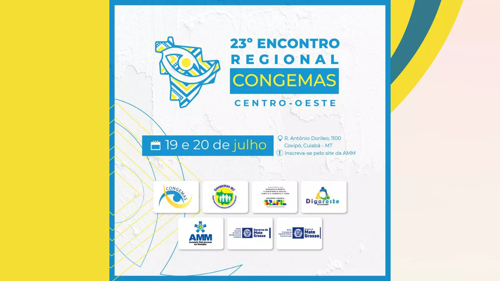 23º ENCONTRO CONGEMAS - CENTRO OESTE